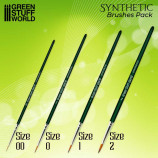 Synthetic brush for modeling painting and 3D printing GREEN SERIES range