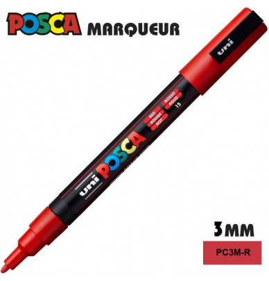 POSCA paint marker – fine tip 1.2mm in 4 colors