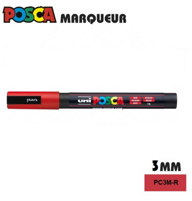 POSCA paint marker – fine tip 1.2mm in 4 colors