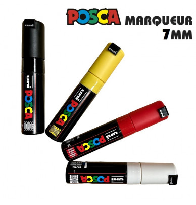 POSCA paint marker – 5mm wide tip felt in 4 colors