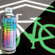 Phosphorescent paint for roads and bike paths