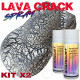 Crackled effect paint kit with two 400ml aerosol cans – LavaCrack
