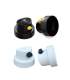 Replacement spray caps for aerosol cans