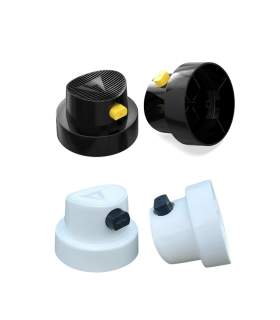 Replacement spray caps for aerosol cans