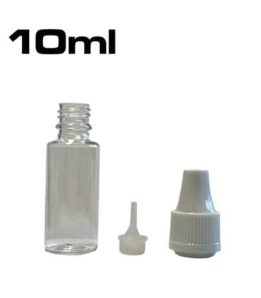 Mini plastic bottle 10ml, 15ml or 60ml