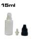 Mini bouteille e-dropper 10ml, 15ml et 60ml