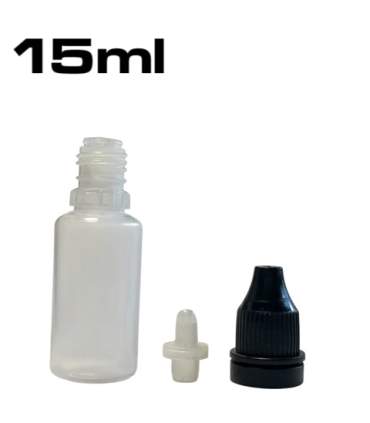 Mini bouteille e-dropper 10ml, 15ml et 60ml
