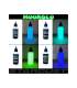 4 x 50ml SET phosphorescent paints
