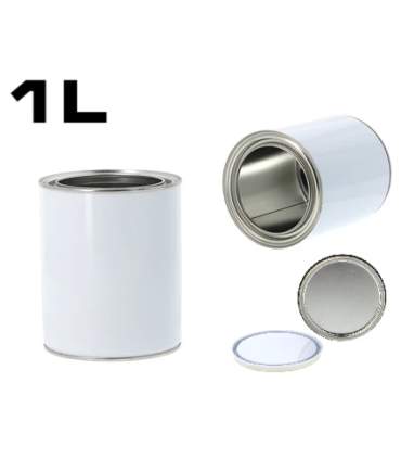 Metal paint pots from 125ml to 5L
