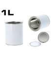 Metal paint pots with lids from 125ml to 5L