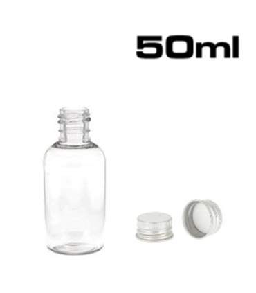 Plastic bottles and cans from 50ml to 1 liter