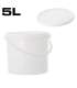 Plastic pots from 100ml to 5 liters with lid
