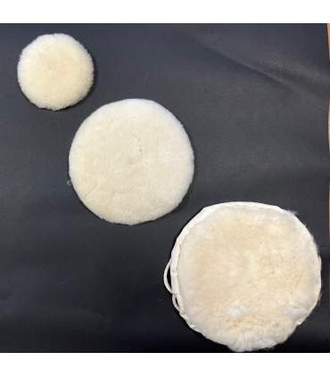 Genuine Wool Buffing Bonnet - 3 Diameters