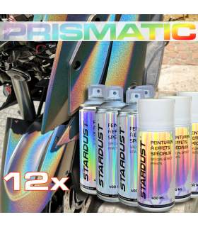 Complete spray kit of prismatic paint – Holographic effect for scooters