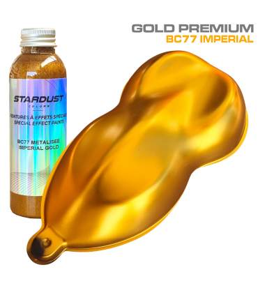 METALLIC PAINTS 125ML + GOLDEN GOLD-BRONZE-COPPER-ALUMINUM