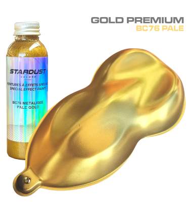 METALLIC PAINTS 125ML + GOLDEN GOLD-BRONZE-COPPER-ALUMINUM