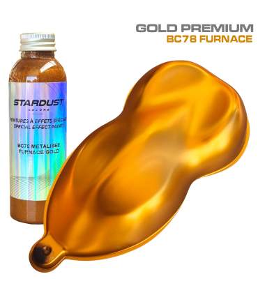 METALLIC PAINTS 125ML + GOLDEN GOLD-BRONZE-COPPER-ALUMINUM