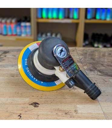 pneumatic orbital sander for car bodywork paint