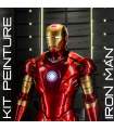 Paint kit for painting IRON MAN in red and gold – Spray can or airbrush