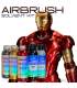 Paint kit for painting IRON MAN in red and gold – Spray can or airbrush