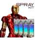 Paint kit for painting IRON MAN in red and gold – Spray can or airbrush
