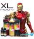 Paint kit for painting IRON MAN in red and gold – Spray can or airbrush