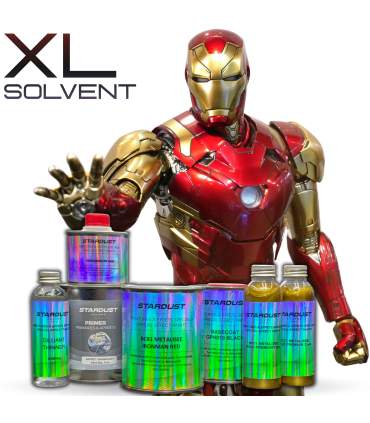Paint kit for painting IRON MAN in red and gold – Spray can or airbrush