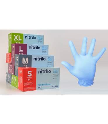 Nitrile gloves (box of 100)