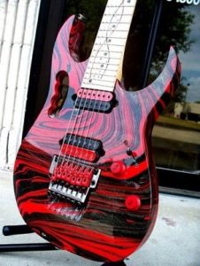 Candy paint guitar