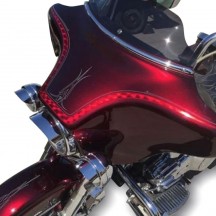 Metallic motorcycle paints