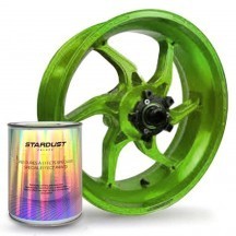 Special effect paints for motorcycle rims