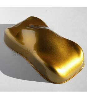 Metallic effect paints for car bodywork