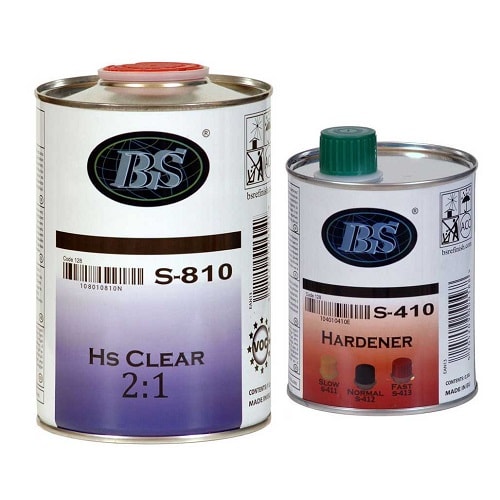 HS varnishes for car and motorcycle bodywork