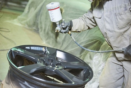 Methods of applying car, motorcycle and bicycle paint
