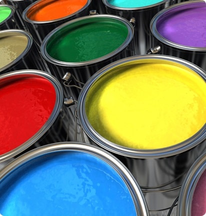 The composition of car, motorcycle and bicycle paint pigments