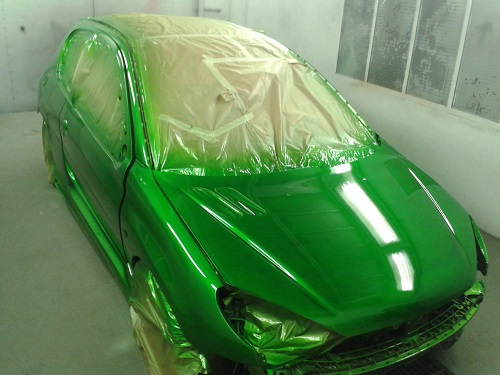 The composition of solvent-based car paints and for motorcycle and bike