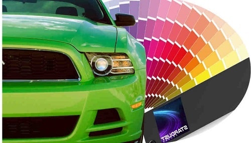 Car paint and motorcycle paint with tint effect