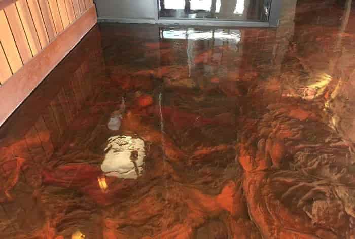 how to make an epoxy resin floor?