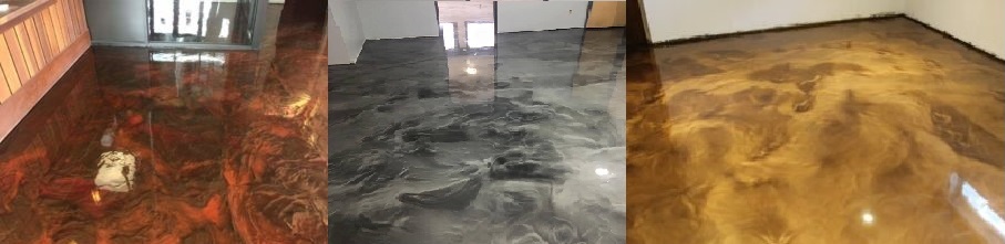 How to make a marble effect floor with epoxy resin?