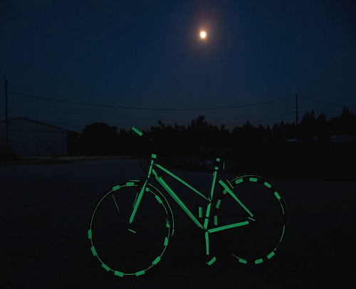 How to paint a bike with phosphorescent paint?