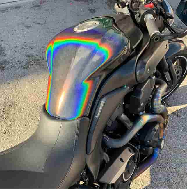 Marble Effect Paint, Custom Motorcycle Paint