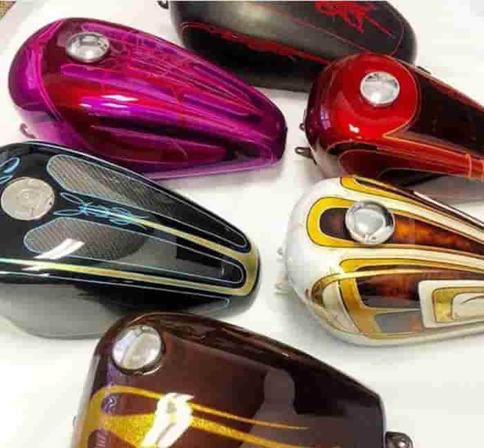 Special effects motorcycle paint