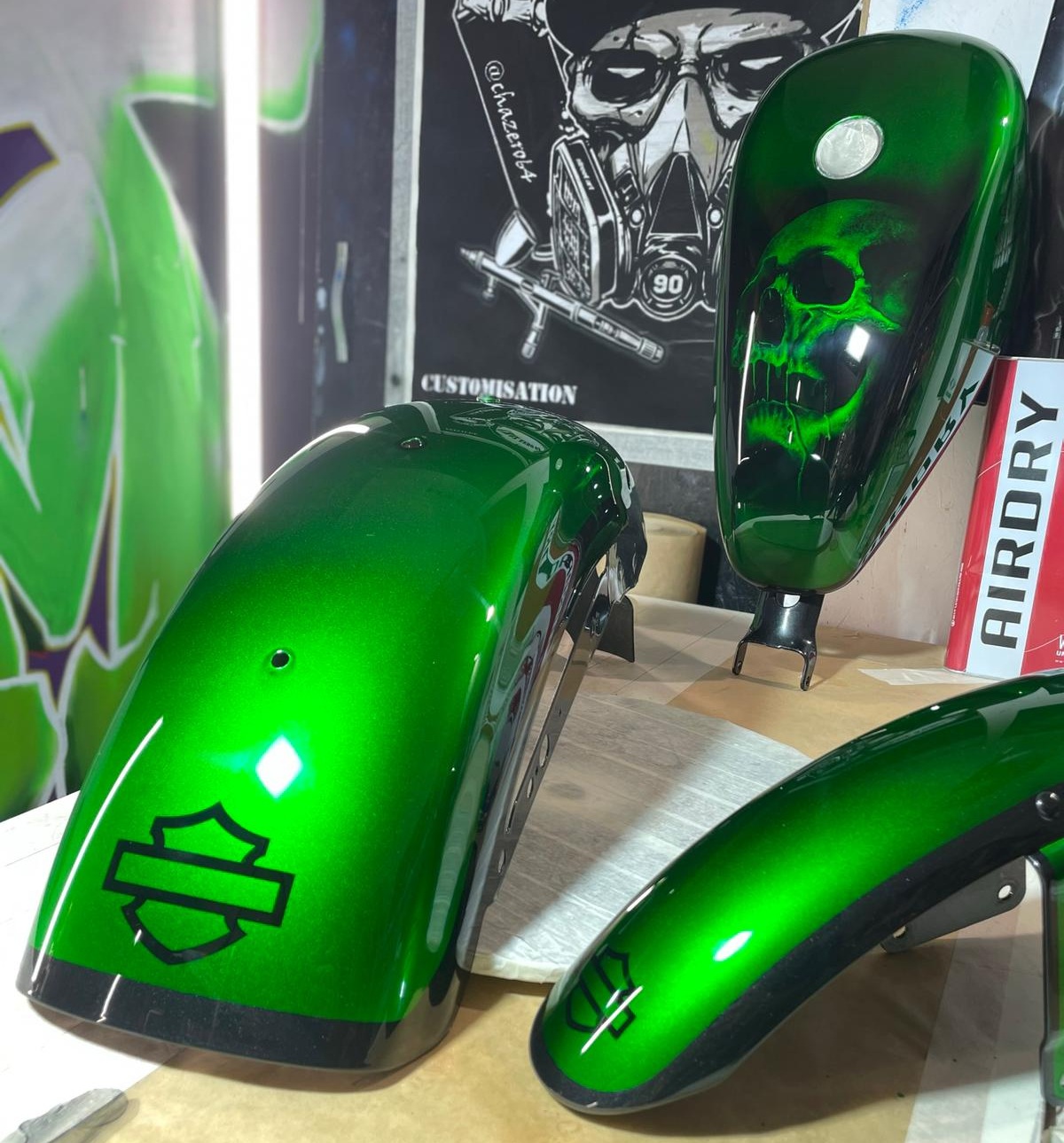 graphic airbrush candy