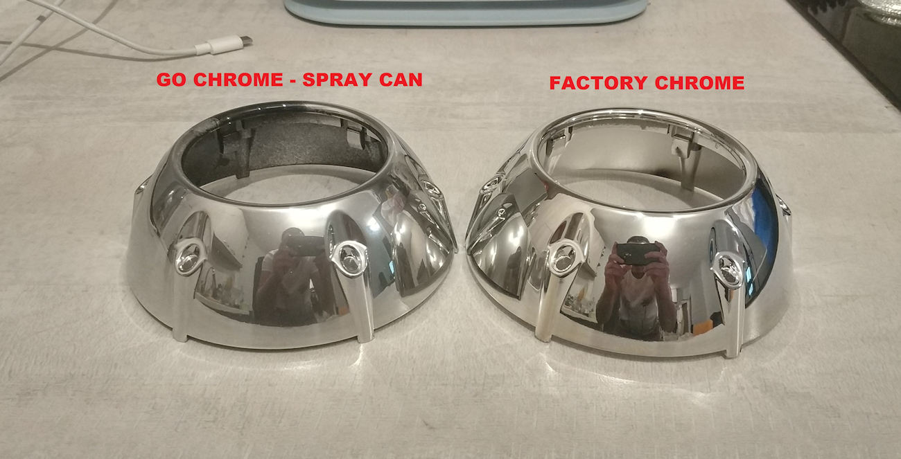 Easy Chrome paint - brush-on spray-on mirror effect